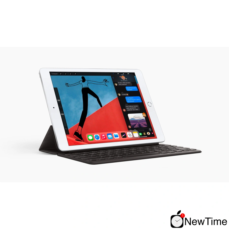 Apple iPad 10.2" 2020 Wi-Fi + Cellular 128GB Silver (MYN82, MYMM2)